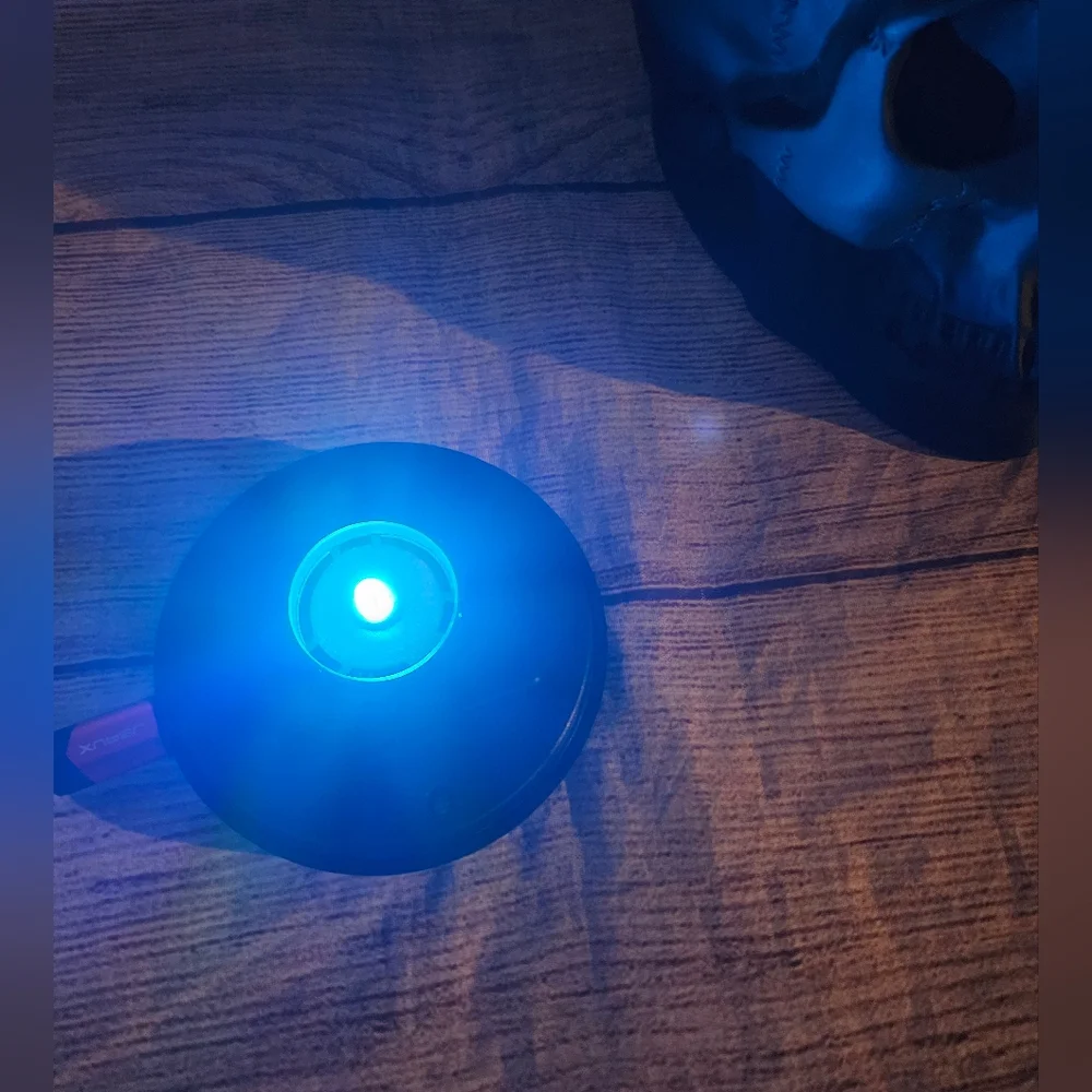 Gothic Halloween spooky color changing black skeleton skull oil diffuser